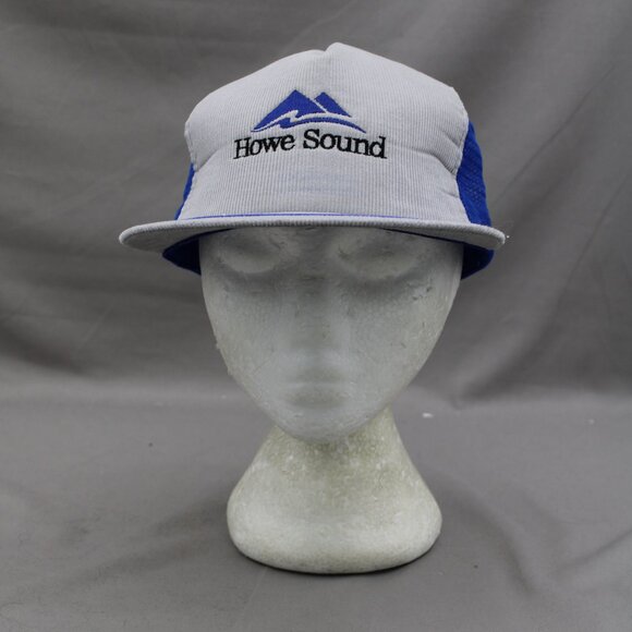 Vintage Corduroy Trucker Hat - Howe Sound BC - Adult Snapback - Picture 1 of 8